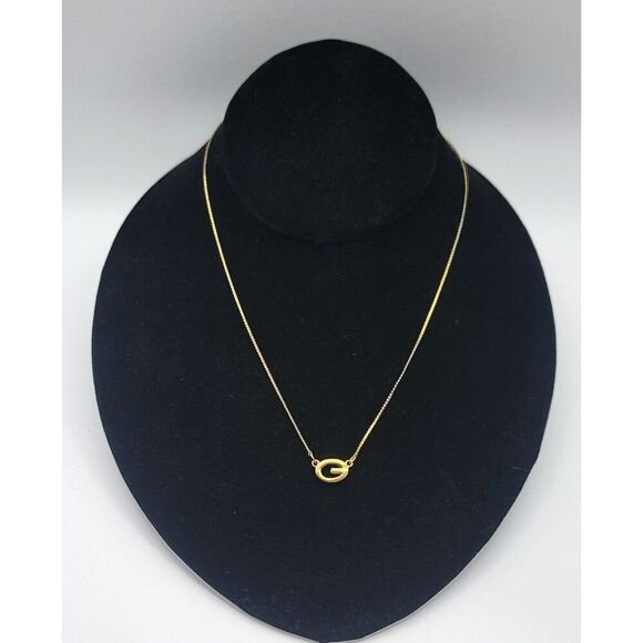 Givenchy Gold "G" Necklace - Picture 1 of 5